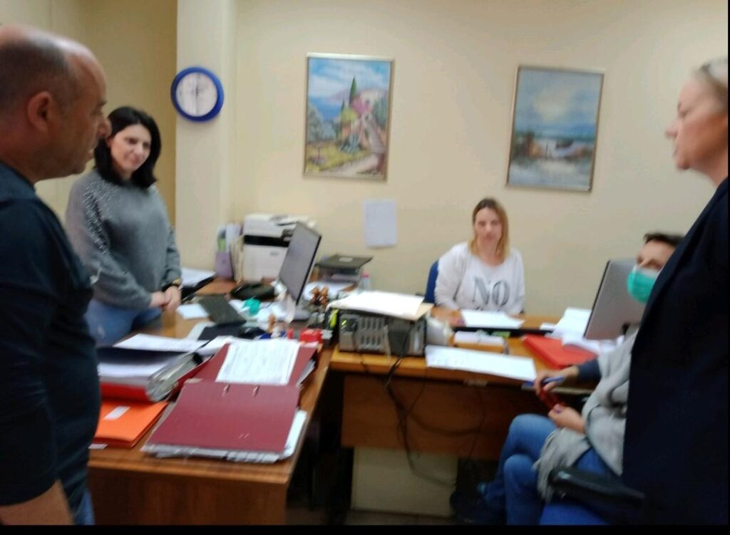 Επίσκεψη της Φωτεινής Παντιώρα στο Κέντρο Υγείας Αγρινίου