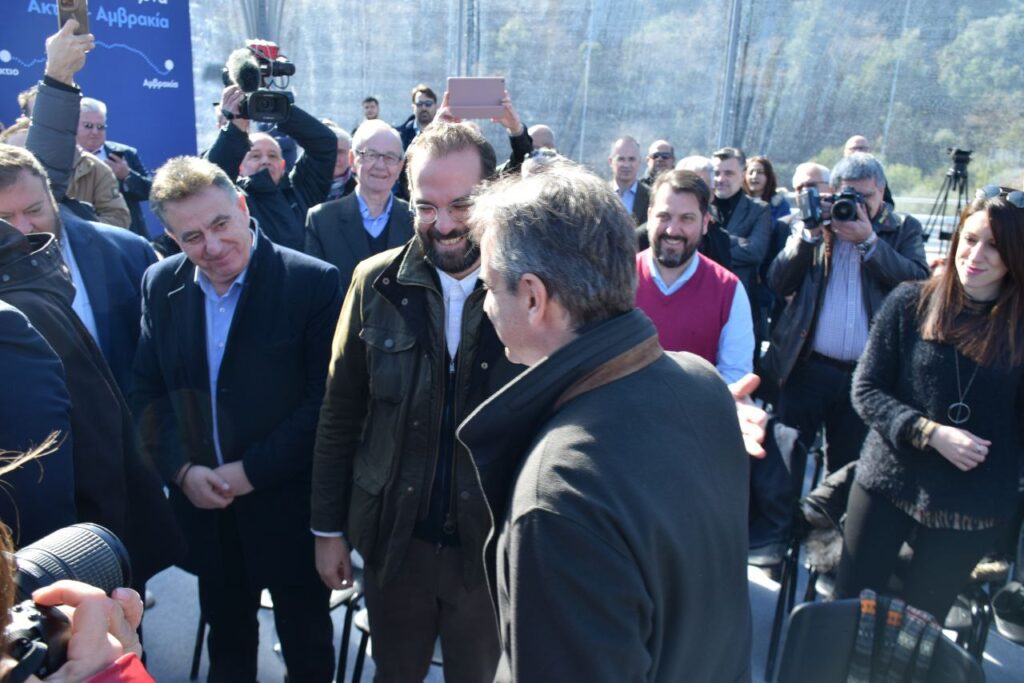 Χαιρετισμός Περιφερειάρχη Δυτικής Ελλάδας, Νεκτάριου Φαρμάκη, στην εκδήλωση παράδοσης της Αμβρακίας Οδού